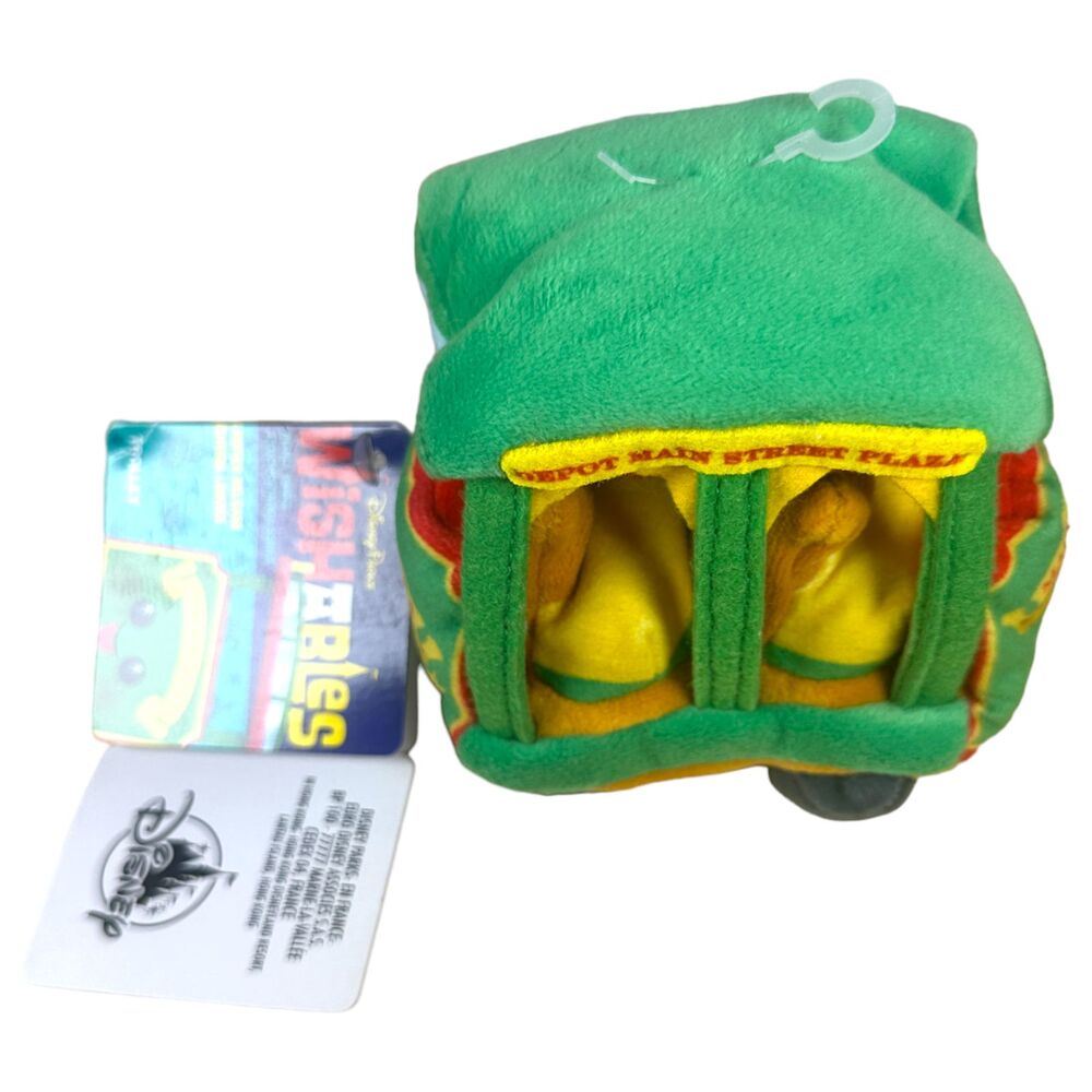 Disney Parks Wishables Transportation Series Main Street Trolly Plush NEW